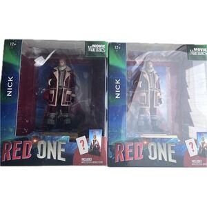 LOT OF (2) McFarlane Toys Movie Maniacs Red One Nick 6-Inch Posed Figure